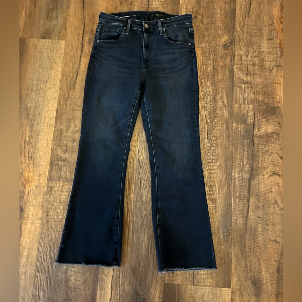 Adriano Goldschmied high rise cropped denim